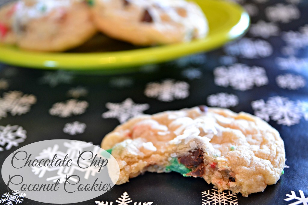 chocolate chip coconut cookies