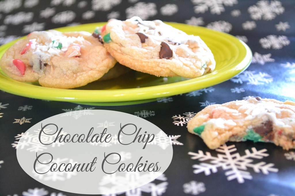 Chocolate Chip Coconut Cookies