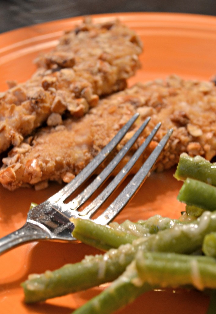 gluten free pretzel crusted chicken tenders green beans #shop