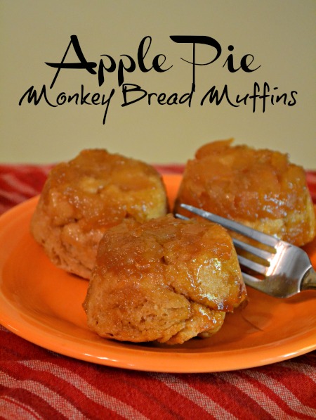 Apple pie monkey bread muffins recipe