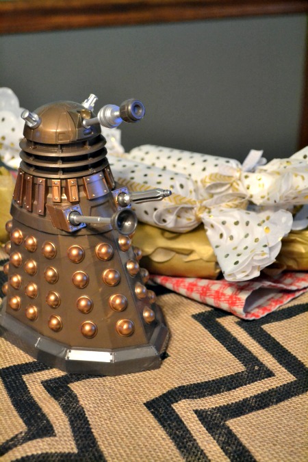 Christmas crackers with dalek