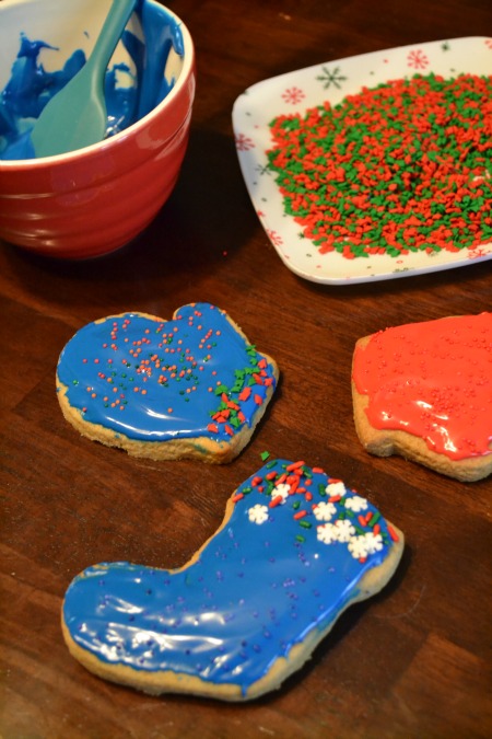 Costco cookie clean up frosting