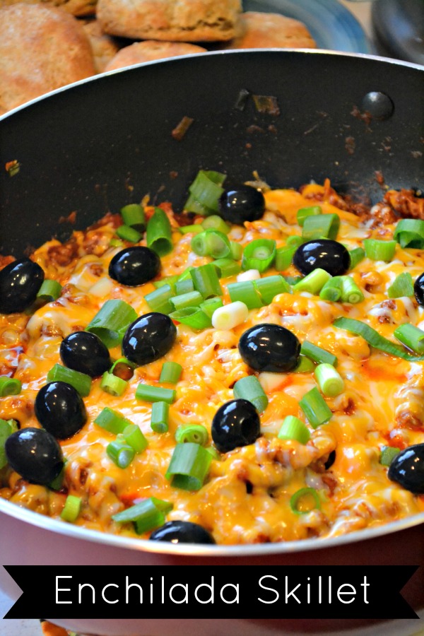 Easy Enchilada Skillet to help get #DinnerDone in a hurry! #shop