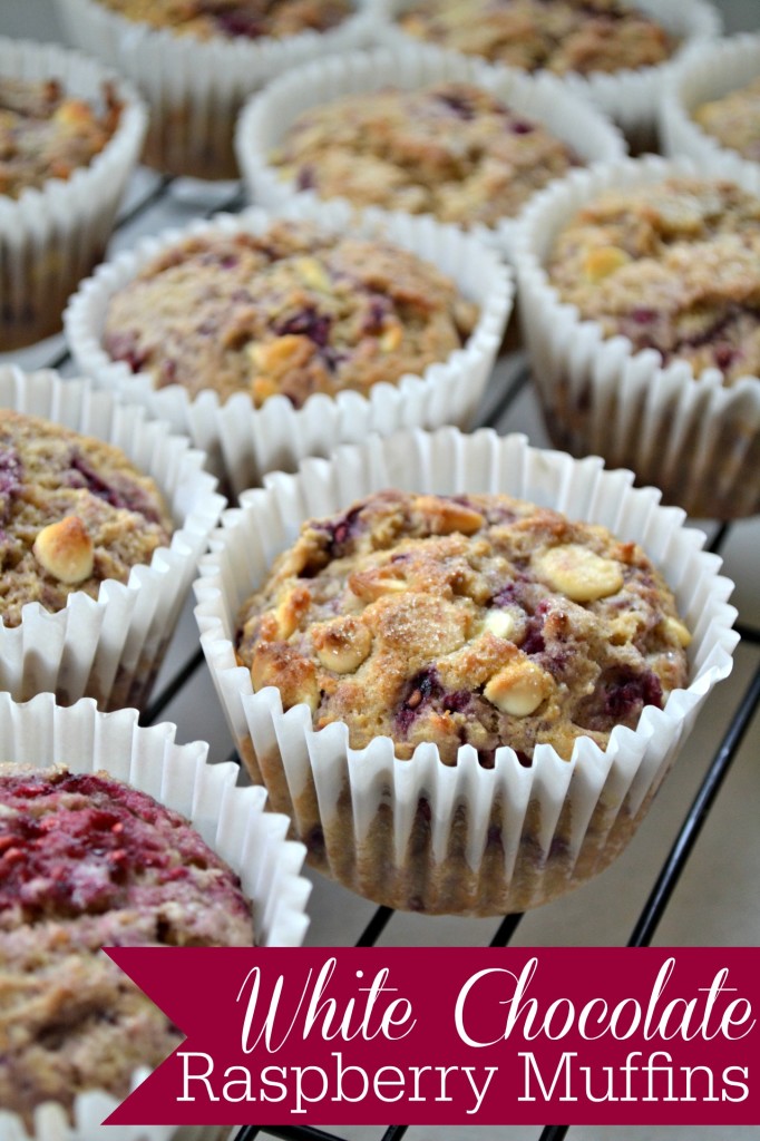 Easy White Chocolate raspberry muffins recipe