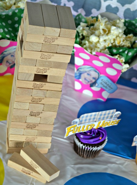 Fuller House party Jenga