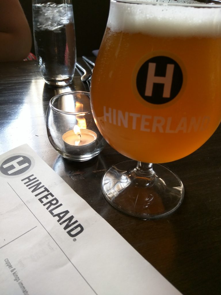 HInterland Brewing Saison Farmhouse Ale