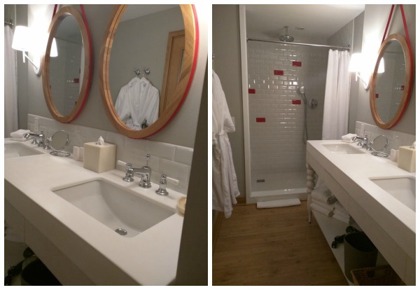 Reasons to stay at the virgin hotel, the amazing bathroom