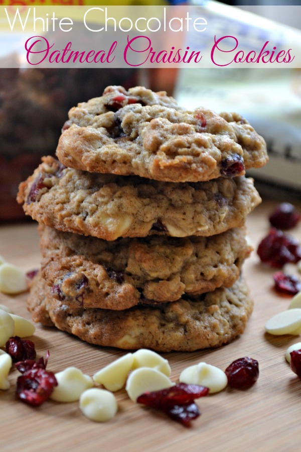 White chocolate oatmeal raisin cookies recipe 