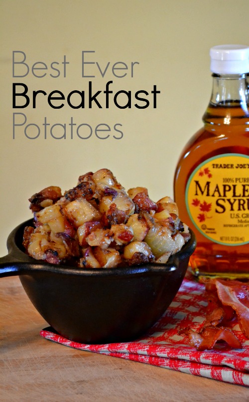 Best ever breakfast potatoes recipe. Bacon adds a smoky flavor while the maple syrup leaves a subtle sweetness. 