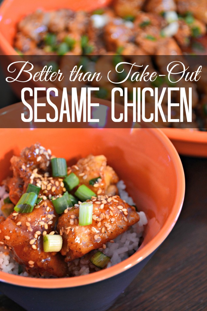 Better than take out Sesame Chicken. #RealFood 