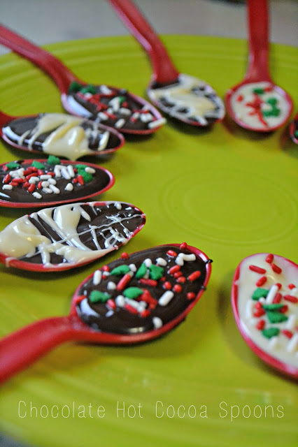 Chocolate Hot Cocoa Spoons, an easy DIY treat. You'll never look at cutlery the same way again. 