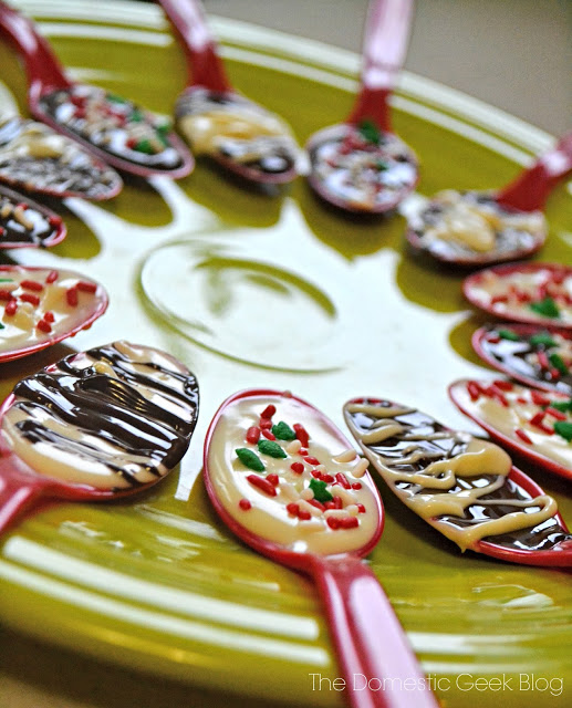 Chocolate Hot Cocoa Spoons, an easy DIY treat. You'll never look at cutlery the same way again. 