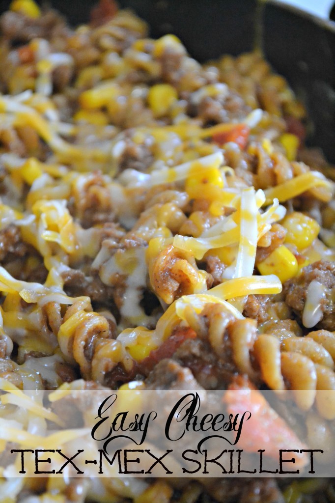 easy cheesy tex mex skillet