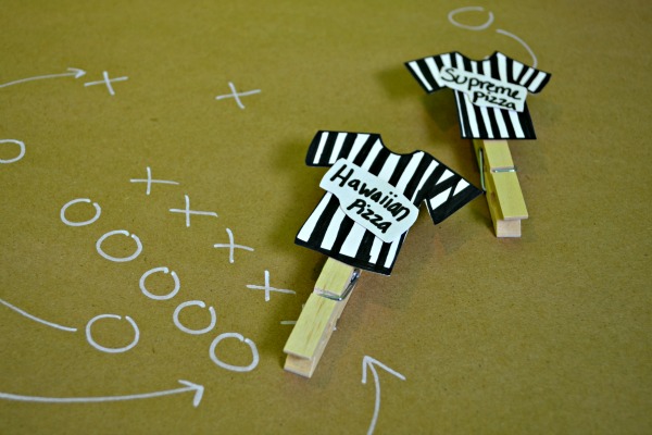 football ref shirts food labels party