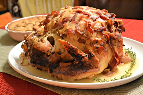 garlic bacon butter recipe for turkey #shop