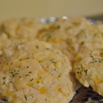 Simple from scratch garlic cheddar biscuits recipe, a real food