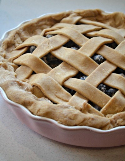 homemade blueberry pie with crust recipe