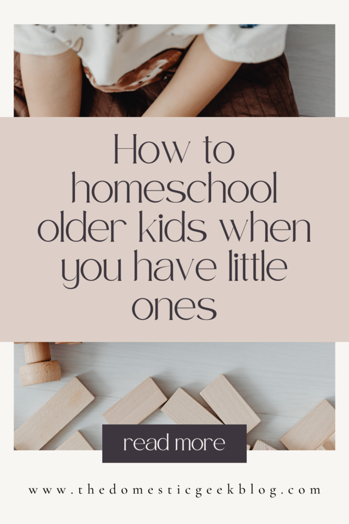 homeschool older kids