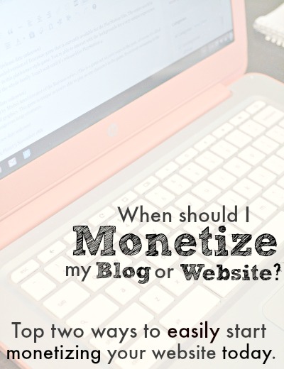 monetize blog or website