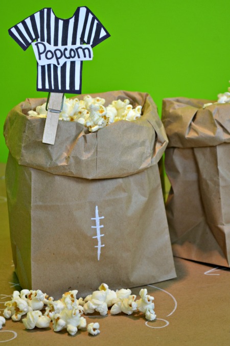 popcorn football party