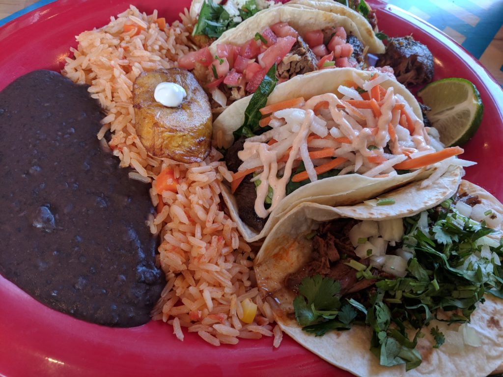 BelAir Cantina Milwaukee taco plate