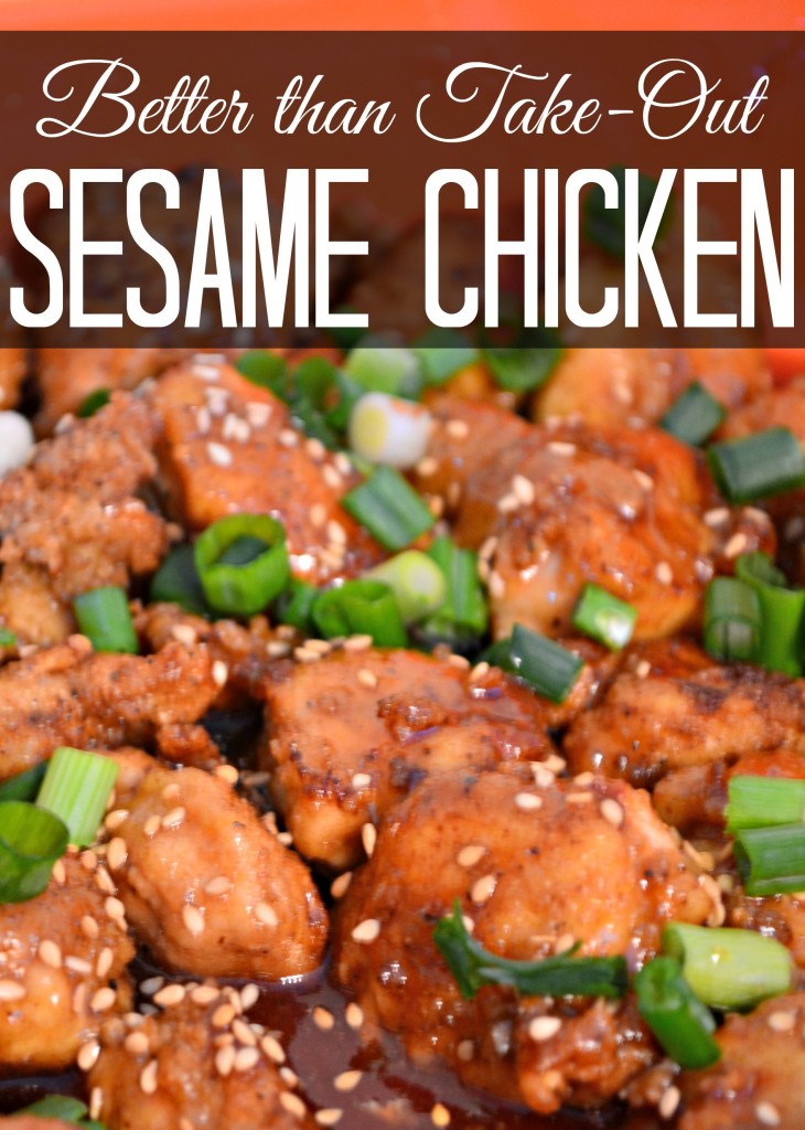 Better than take out Sesame Chicken. #RealFood 