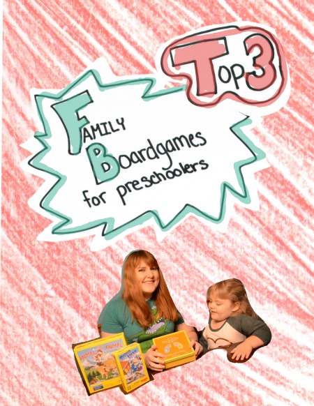 Top 3 family games for preschoolers perfect holiday gifts that the family can enjoy over and over again. 