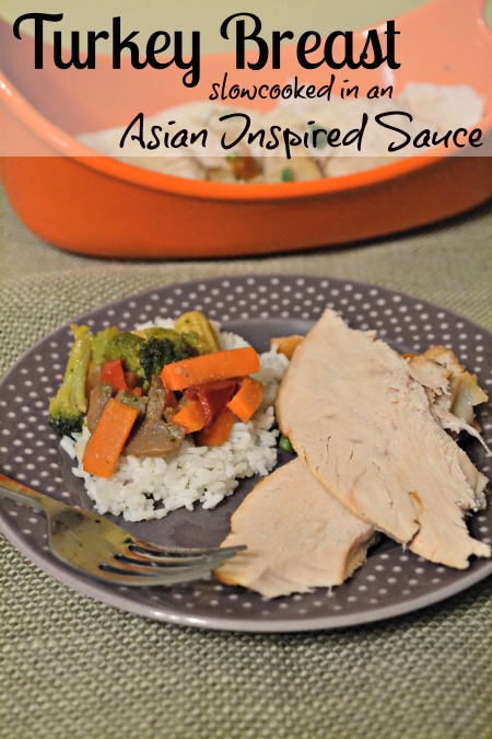 turkey with an asian style sauce