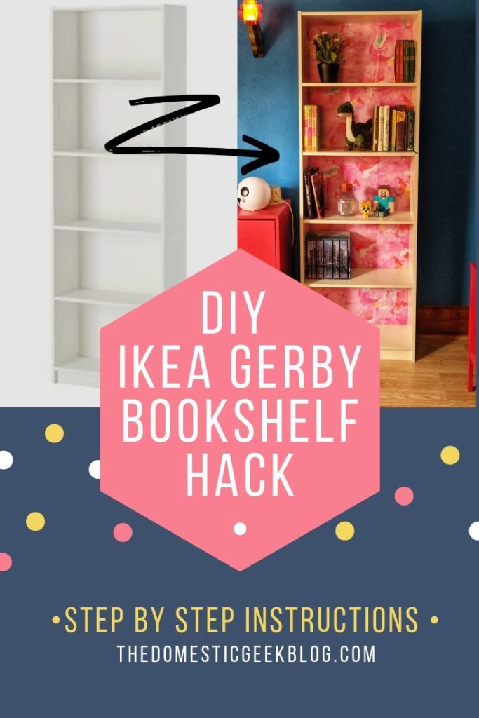 Diy Ikea Gerby Bookshelf Hack The Domestic Geek Blog